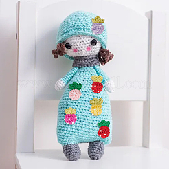 12Pcs 6 Colors Hand Crochet Wool Ornament Accessories&nbsp;DIY-DR0001-09