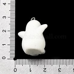 Flocky Resin Pendants&nbsp;FIND-I044-24