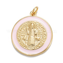 Brass Enamel Pendants&nbsp;KK-G399-03