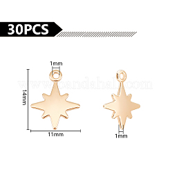 30Pcs Brass Charms&nbsp;KK-UN0002-11