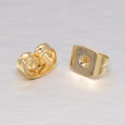 Real 18K Gold Plated Brass Ear Nuts&nbsp;KK-L147-214-NR