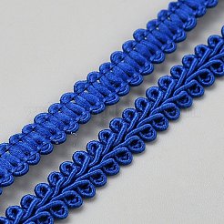 25M Polyester Braided Lace Trim&nbsp;OCOR-WH0082-300C