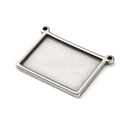 304 Stainless Steel Connector Cabochon Settings&nbsp;STAS-Z201-04P-02