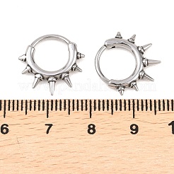Spiked 316 Stainless Steel Cartilage Earrings&nbsp;AJEW-C044-15AS