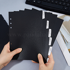 Plastic Notebook Index Divider Sheets&nbsp;OFST-WH0002-54B