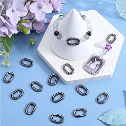 30Pcs Zinc Alloy Spring Gate Rings&nbsp;FIND-SC0010-83C