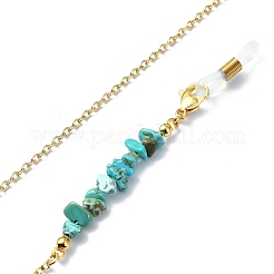 Natural Mixed Gemstone Chips Beaded Eyeglasses Chains&nbsp;AJEW-EH00390