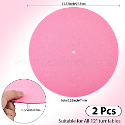 Felt CD Pads&nbsp;AJEW-WH20060-51G