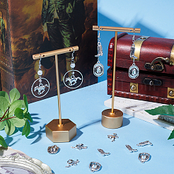 90Pcs 3 Style Tibetan Style Alloy Pendants&nbsp;FIND-SC0005-88AS