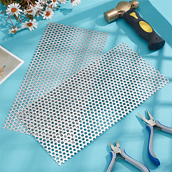 Aluminum Round Hole Sheets&nbsp;DIY-WH0726-014P