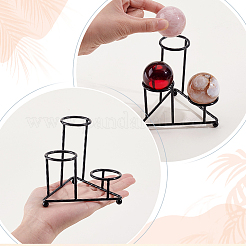 Alloy Crystal Ball Holders&nbsp;ODIS-WH0078-97EB