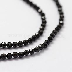 Natural Black Spinel Beads Strands&nbsp;G-K185-09