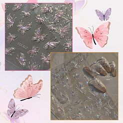 Butterfly Pattern PET Nail Art Stickers&nbsp;MRMJ-WH20017-011C