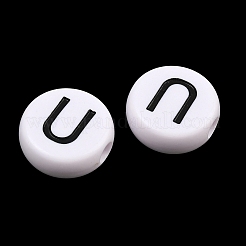Opaque Acrylic European Beads&nbsp;AC-CBA3BDD-01U