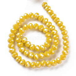 Electroplate Glass Beads Strands&nbsp;EGLA-A034-P2mm-A07