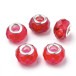 Acrylic European Beads&nbsp;GPDL-S040-M