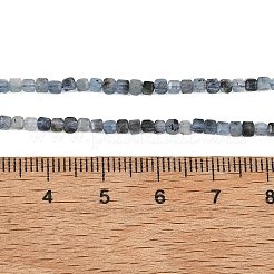 Natural Devil Blue Aquamarine Beads Strands&nbsp;G-NH0073-C01-2mm