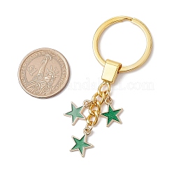 Alloy Enamel Star Keychain&nbsp;KEYC-JKC01084-03