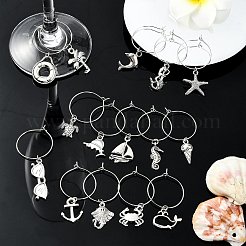 Wine Glass Charms&nbsp;AJEW-CJ00007