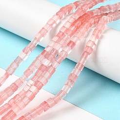Cherry Quartz Glass Beads Strands&nbsp;G-A128-C28-A