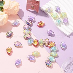 UV Plating Transparent Acrylic Beads&nbsp;OACR-CJZ0001-04