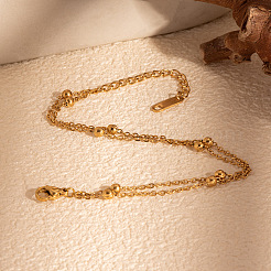 Vintage 304 Stainless Steel Double-Strand Bracelets&nbsp;LR9145