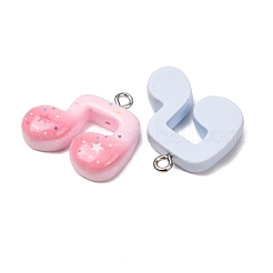 Opaque Resin Pendants&nbsp;RE-CBAEB26-01B