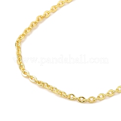 Brass Cable Chain Adjustable Slider Necklaces&nbsp;LS-NJEW-B119-09G