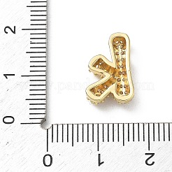 Brass Micro Pave Cubic Zirconia Pendants&nbsp;KK-A300-02G-K