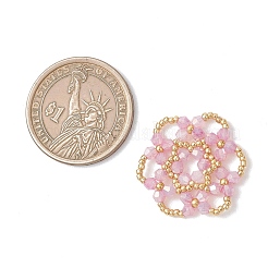 Glass Seed Beaded Pendants&nbsp;PALLOY-MZ01245-01