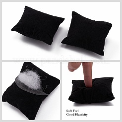 Black Rectangle Velvet Pillow Jewelry Bracelet Watch Display&nbsp;X-BDIS-I001-01