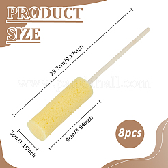8Pcs Clay Pottery Sponge Stand&nbsp;AJEW-BC0009-64B