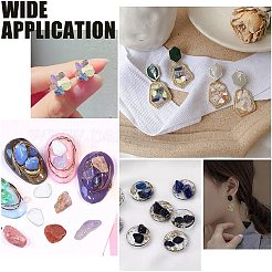 10 Style Natural & Synthetic Gemstone Chip Beads&nbsp;G-NB0002-54A