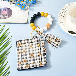 Silicone Beads Keychain&nbsp;KEYC-TAC00024