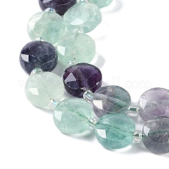 Natural Fluorite Beads Strands&nbsp;G-N342-04