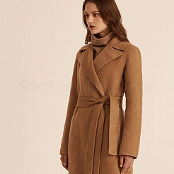 Faux Suede Waist Belt with Clasp for Shirt Dress Overcoat&nbsp;AJEW-WH20019-26A
