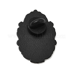 Oval Enamel Pins&nbsp;JEWB-I059-02EB-01