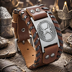 1Pc Imitation Leather Braided Bracelets&nbsp;BJEW-CL0001-08