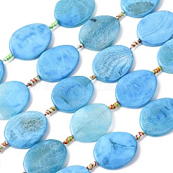 Natural Dragon Veins Agate Beads Strands&nbsp;G-P605-L01-01