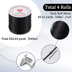 4 Rolls Flat Elastic Crystal String&nbsp;EW-SC0001-05C