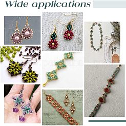 720Pcs Colours Luster Czech Glass Seed Beads&nbsp;GLAA-NB0001-51B