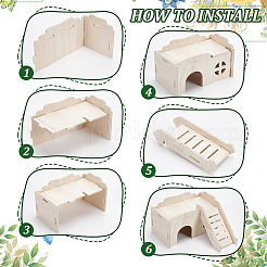 2 Sets 2 Style Wooden Teeter-totters&nbsp;DIY-FG0005-09