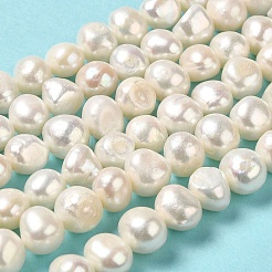 Natural Cultured Freshwater Pearl Beads Strands&nbsp;PEAR-E017-17