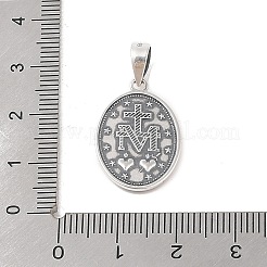 999 Fine Silver Religious Medal Pendants&nbsp;STER-C006-02AS