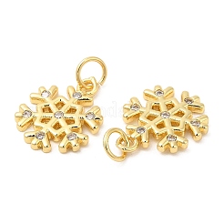 Christmas Rack Plating Brass Pendants&nbsp;KK-D037-01G