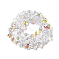 Faceted Glass Beads Strands&nbsp;EGLA-E030-01B