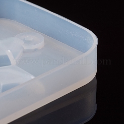Christmas Snowflake Resin Casting Silicone Pendant Molds&nbsp;DIY-WH0162-56