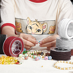 6 Rolls 6 Colors Polyester Elastic Cord&nbsp;EC-NB0001-07