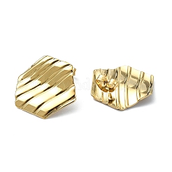 Ion Plating(IP) 201 Stainless Steel Stud Earrings&nbsp;EJEW-K270-20G