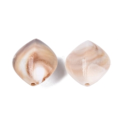 Two Tone Opaque Plastic Beads&nbsp;KY-N025-55